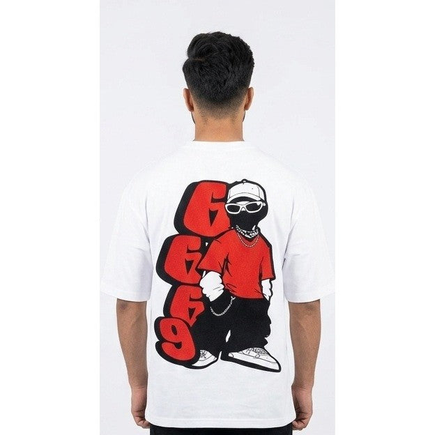 B Elite "G69" Graphic Tee – Premium White Streetwear T-Shirt