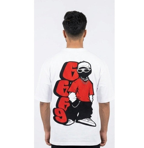 B Elite "G69" Graphic Tee – Premium White Streetwear T-Shirt