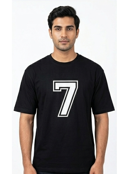 B Elite Men's Number 7 Graphic T-Shirt - Black