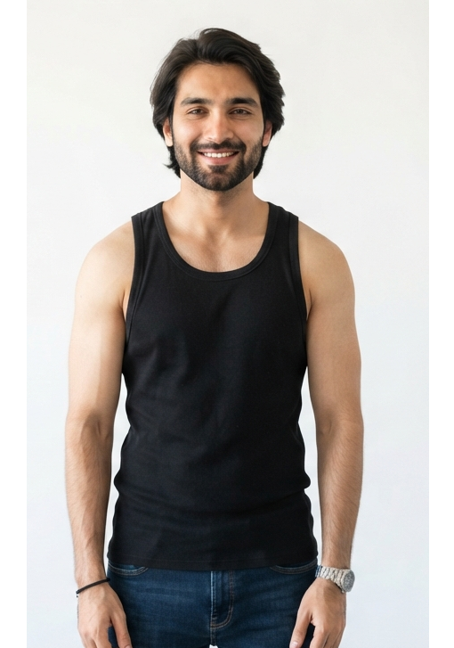 B Elite Signature Athletic Fit Cotton Vest