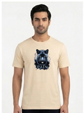 B Elite | Built From Pain Panther Casual T-Shirt - Beige